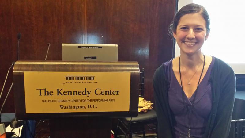 Elizabeth Harelik at The Kennedy Center Intersections Conference. 