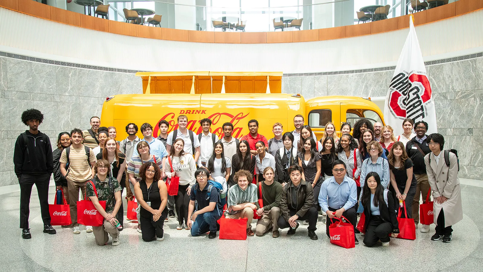 Students at Coca-Cola