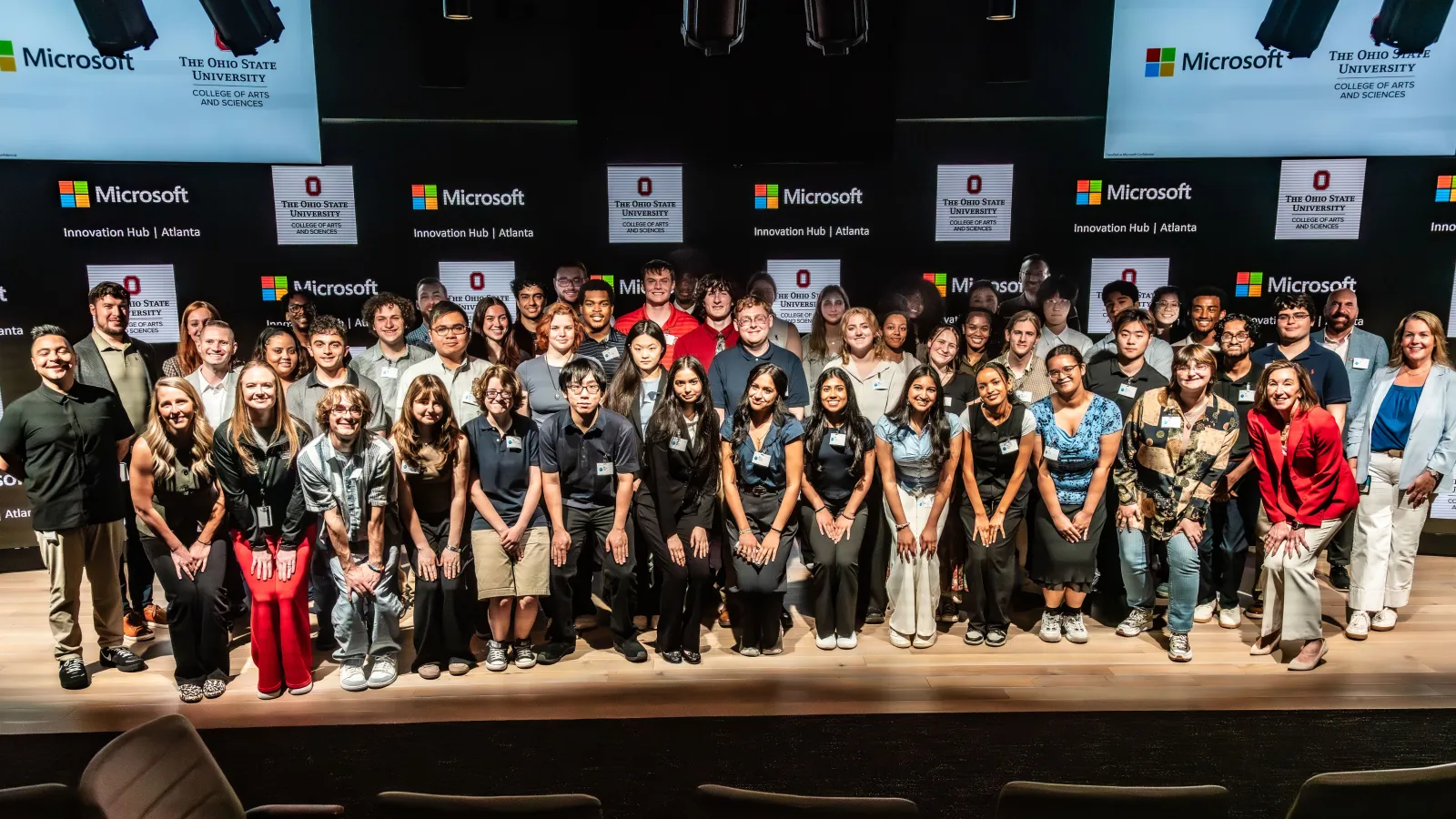 Students at Microsoft