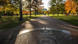 Columbus campus Oval, Ohio State seal