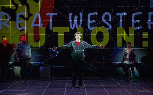 Stage scene from The Curious Incident of the Dog in the Night-Time