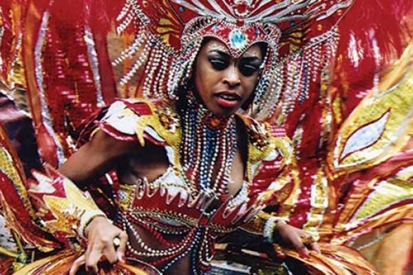 Fire Goddess, Notting Hill Carnival, London, England, 2002. Photo by A.R. Tompsett