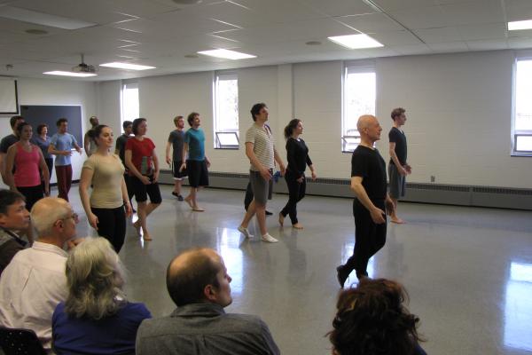 Professional Actor, Mime Artist, and Artistic Co-Director of Happenstance Theater Mark Jaster leads his workshop, “Decroux and Marceau: A Comparative Study of Two Short Études.”