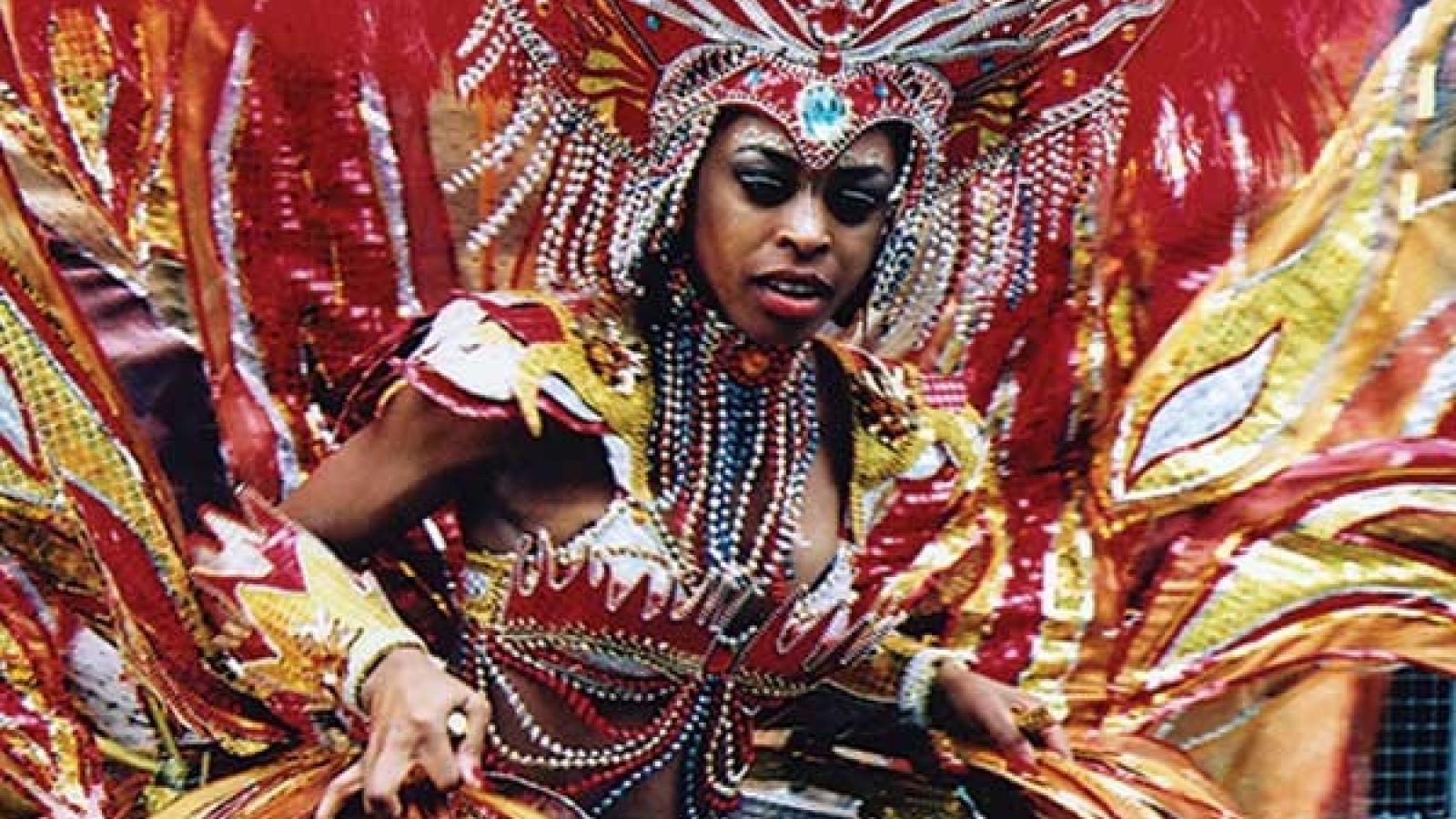 Fire Goddess, Notting Hill Carnival, London, England, 2002. Photo by A.R. Tompsett