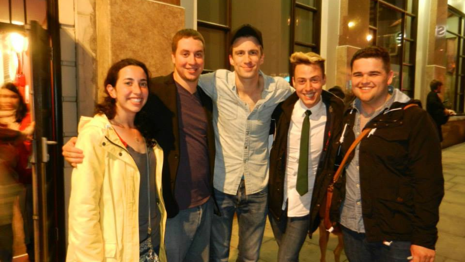 Amy Greenblott, Joshua Cordle, Gavin Creel, who starred in The Book of Mormon, Travis Bihn and Kyle Hatfield. 