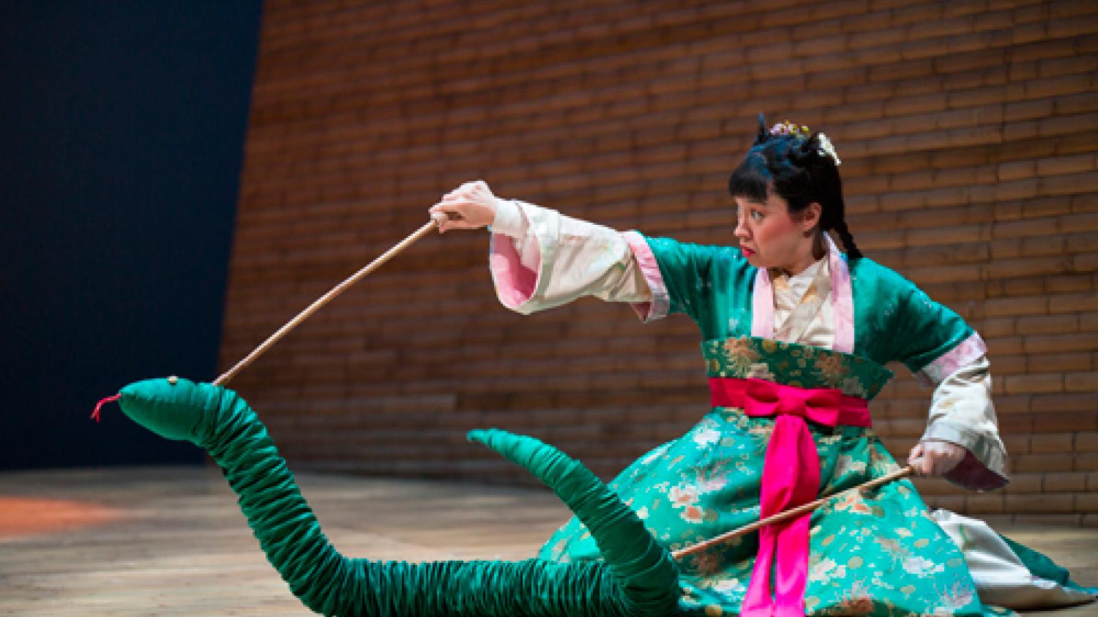 Tanya McBride in The White Snake 2 - Photo T. Charles Erickson