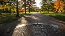 Columbus campus Oval, Ohio State seal